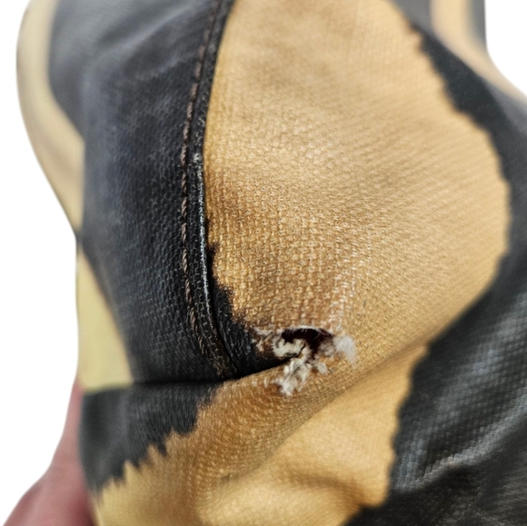 Dooney & Bourke Monza June Zebra Print Coated Canvas‎ Hobo Bag Women's Purse - Picture 5 of 10